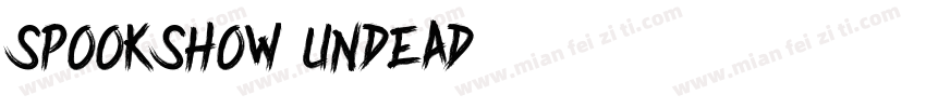 SpookShow Undead字体转换
